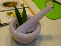 Mortal and pestle smaller version